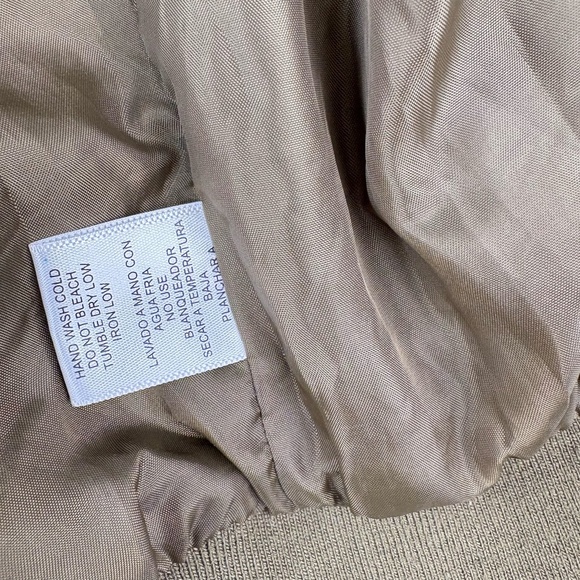 Love Tree Women's Rose Embroidered Army Green Light Bomber Jacket Size Small - Picture 9 of 11